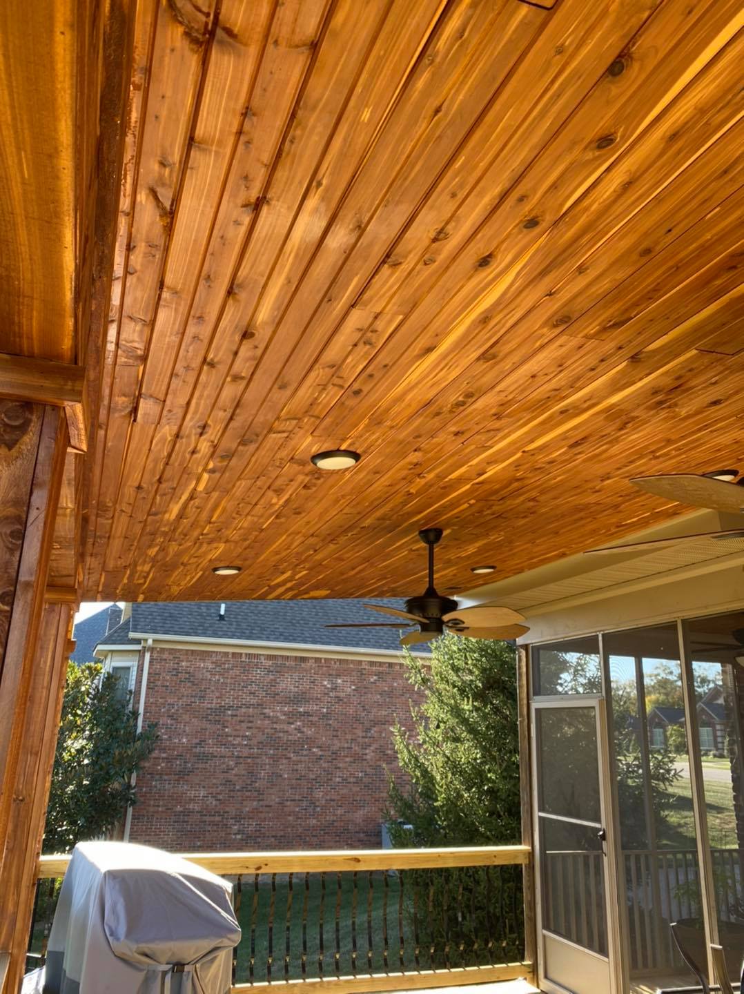 Deck staining and more